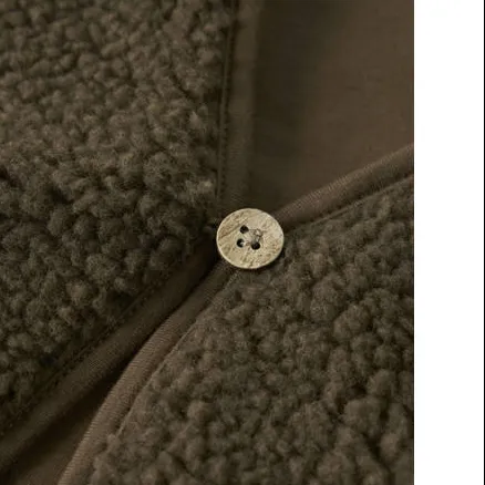 Lil' Atelier MINI rechtvallend teddy gilet - bruin, foto 4