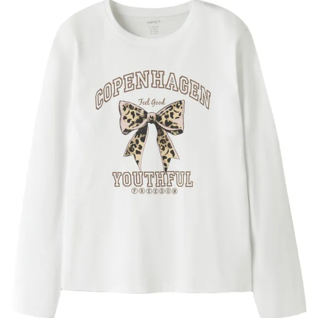 NAME IT KIDS longsleeve met print wit