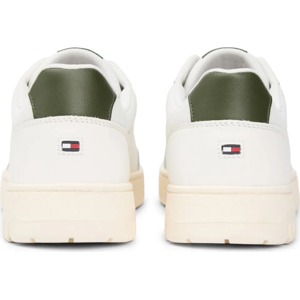 Tommy Hilfiger leren sneakers ecru, foto 4