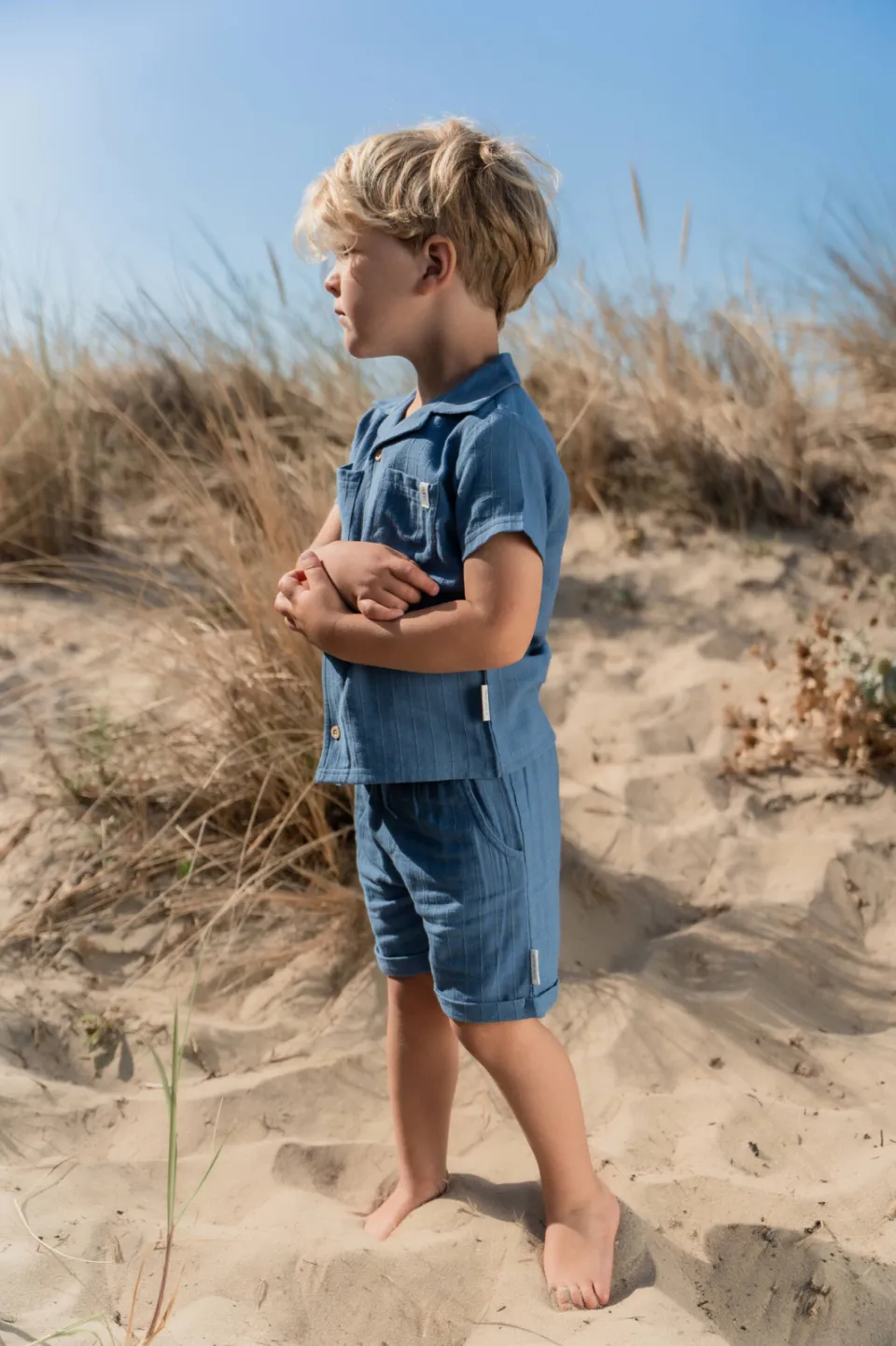 Little Dutch overhemd blauw, foto 7