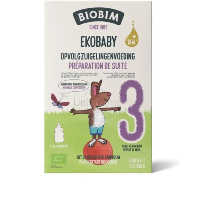 Biobim Bio Zuigelingenvoeding 10+ mnd Ekobaby 3 600 gr
