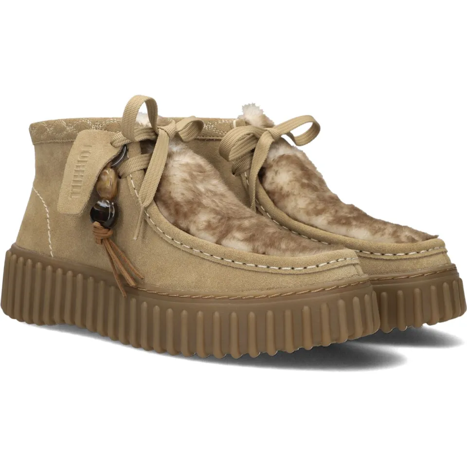Clarks Torhill Moss suède veterboots - beige, foto 4