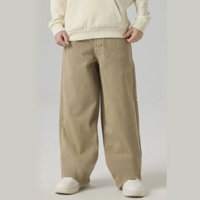 NAME IT KIDS loose fit jeans - zand, foto 4