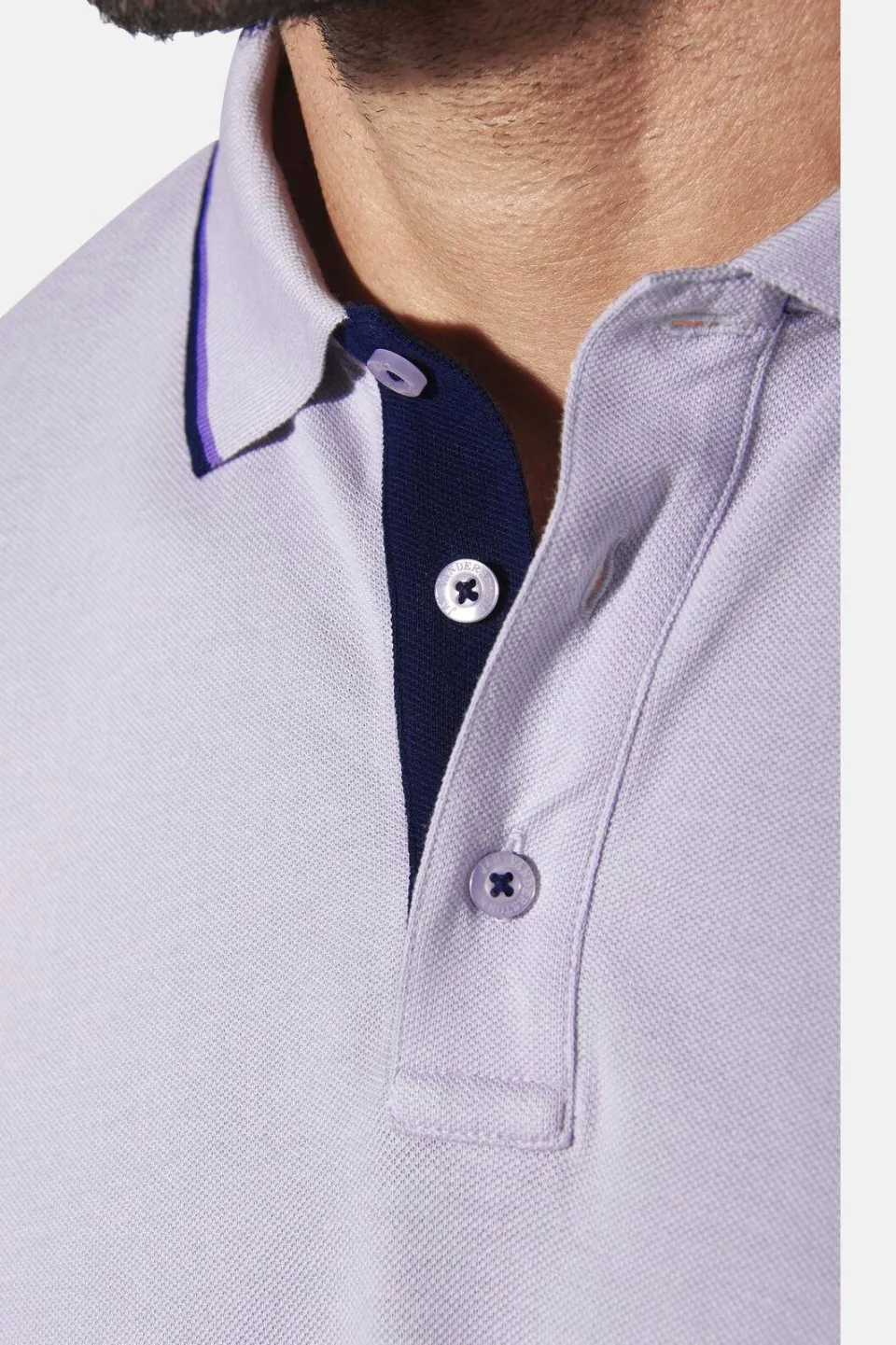Jan Vanderstorm polo Plus Size PERDER lavendel, foto 5