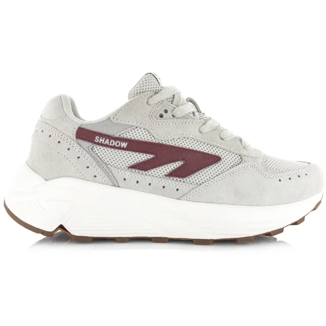Hi-Tec HTS Shadow RGS Star White/Red Suede Unisex Grijs