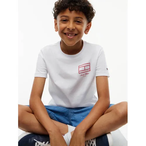 Tommy Hilfiger T-shirt met print wit, foto 4