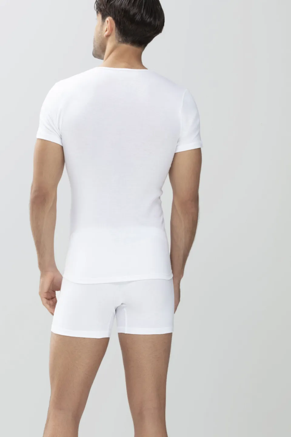 Mey Herenshirt met ronde hals Serie Casual Cotton Wit, foto 2
