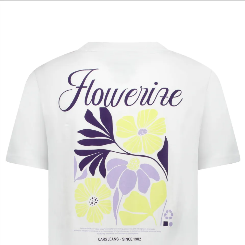 Cars t-shirt met backprint wit, foto 5