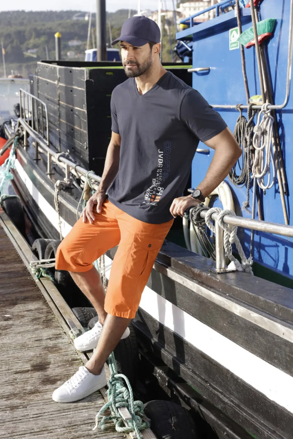Jan Vanderstorm Gilbrecht t-shirt donkerblauw, foto 3