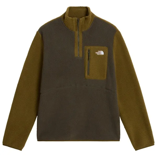 The North Face Yumiori 1/4 Zip - Fleecetrui, bruin/olijfgroen