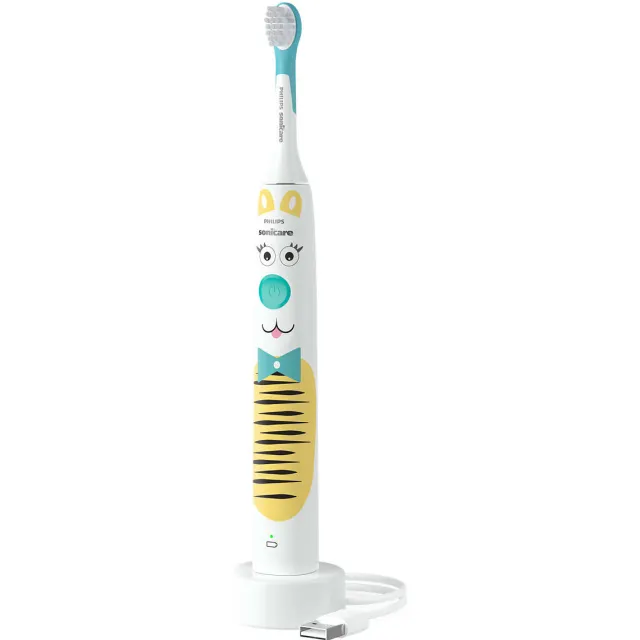 Philips Sonicare For Kids HX3601/01 elektrische tandenborstel wit Blauw