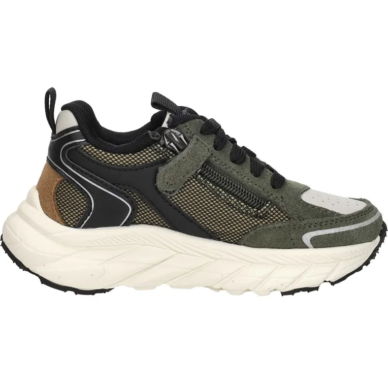 Keq lage sneakers groen