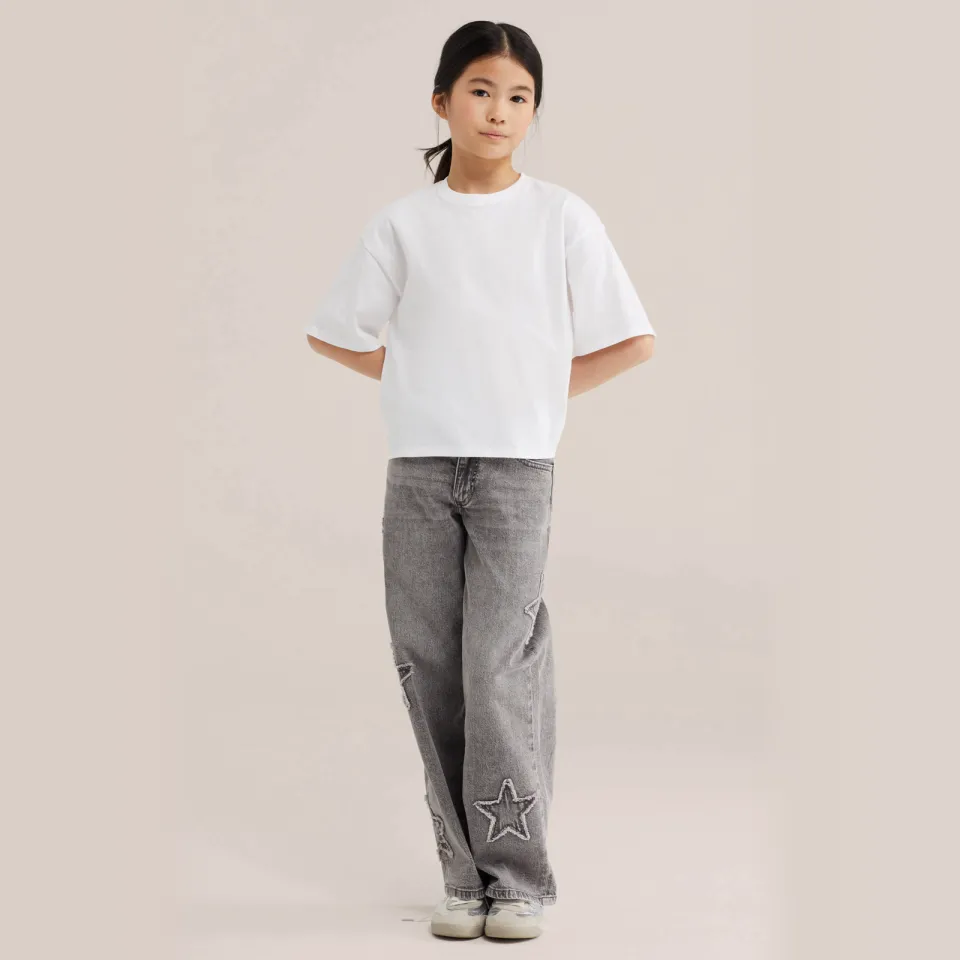 WE Fashion oversized t-shirt wit