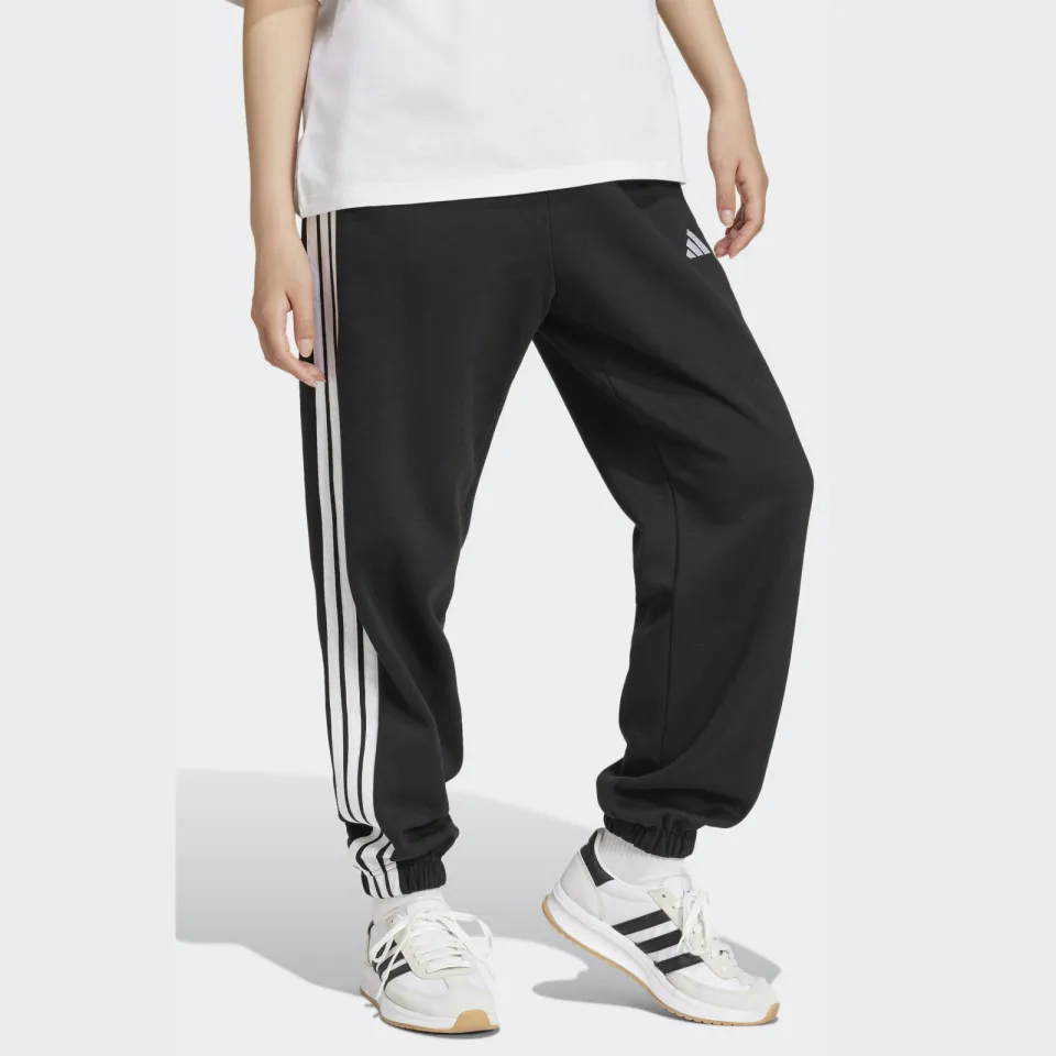 Adidas 3S Fl C Pt joggingbroek zwart Zwart/wit