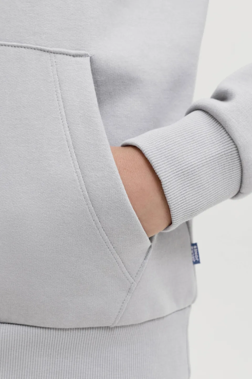 Jack & Jones JUNIOR hoodie lichtgrijs, foto 5