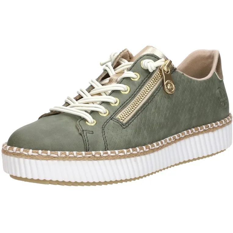 Rieker veterschoenen groen, foto 3