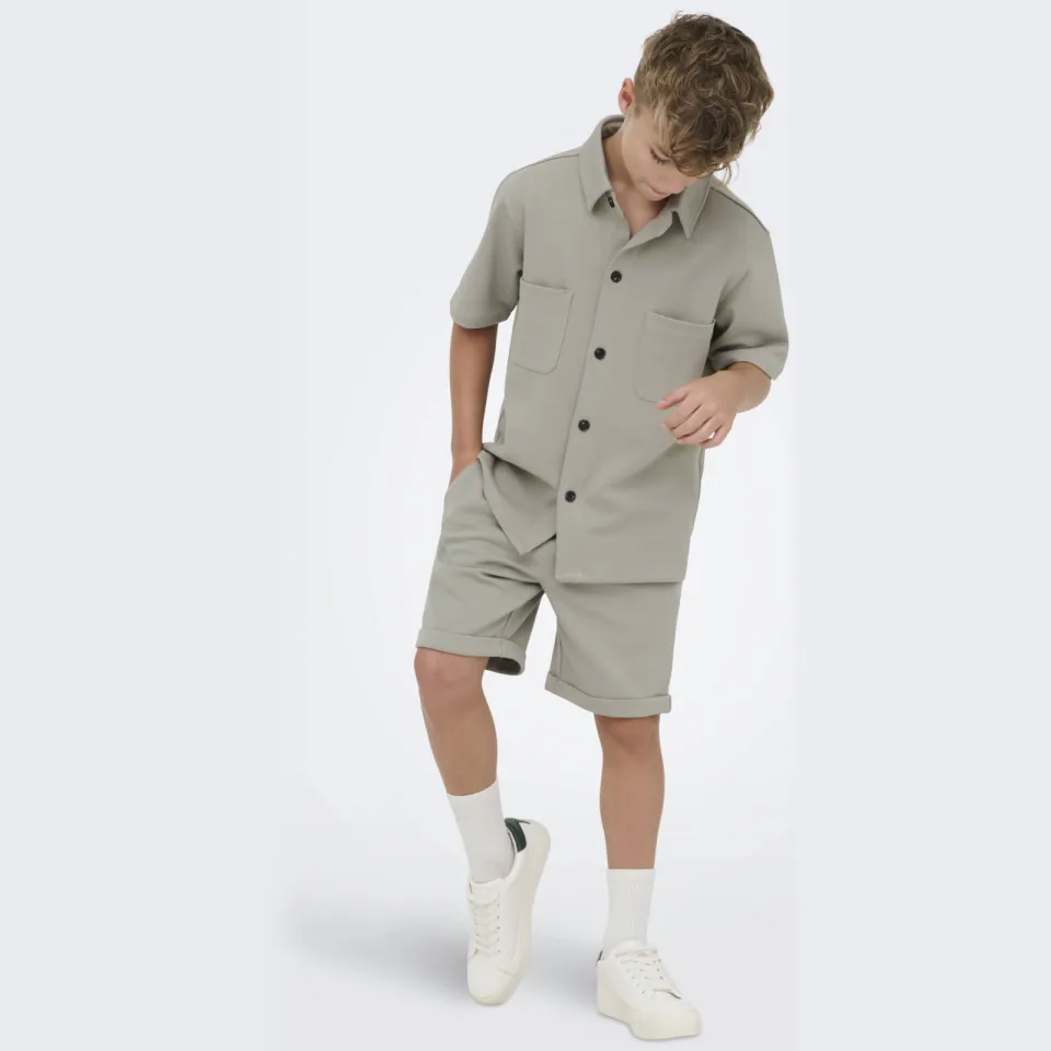 Only & Sons JUNIOR overhemd kaki, foto 4