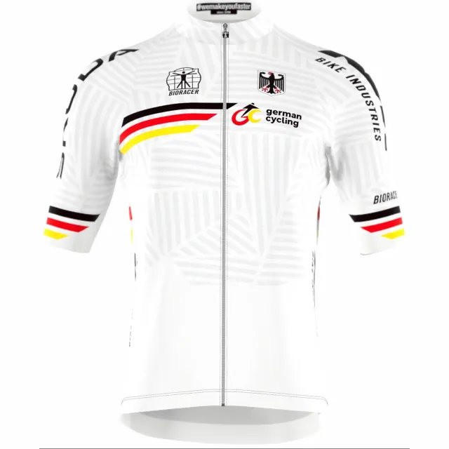 Bioracer DUITS NATIONAAL TEAM Shirt met korte mouwen 2026 Wit