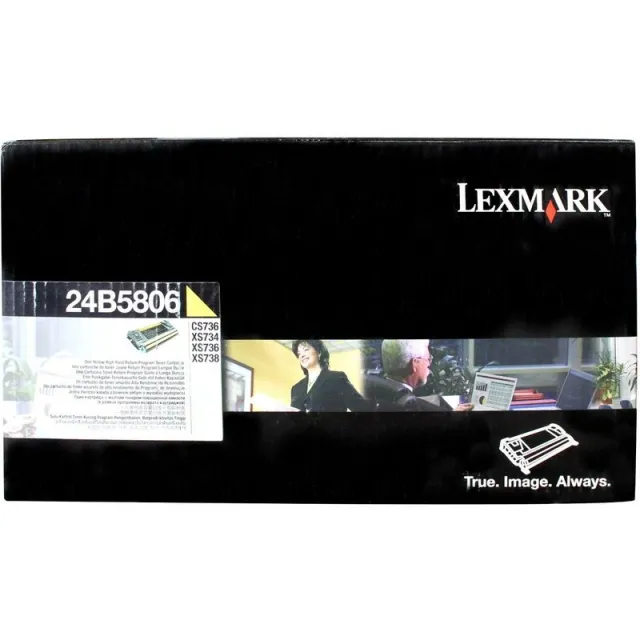 Lexmark 24B5806 Toner Geel