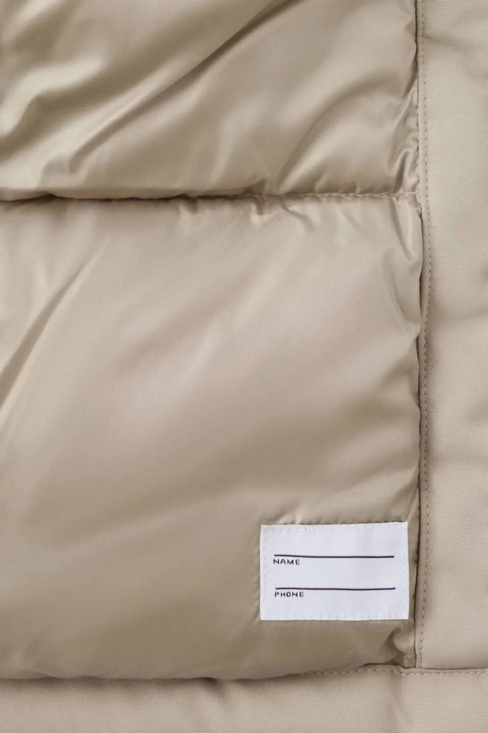 Mango gewatteerde winterjas lichtbeige, foto 4