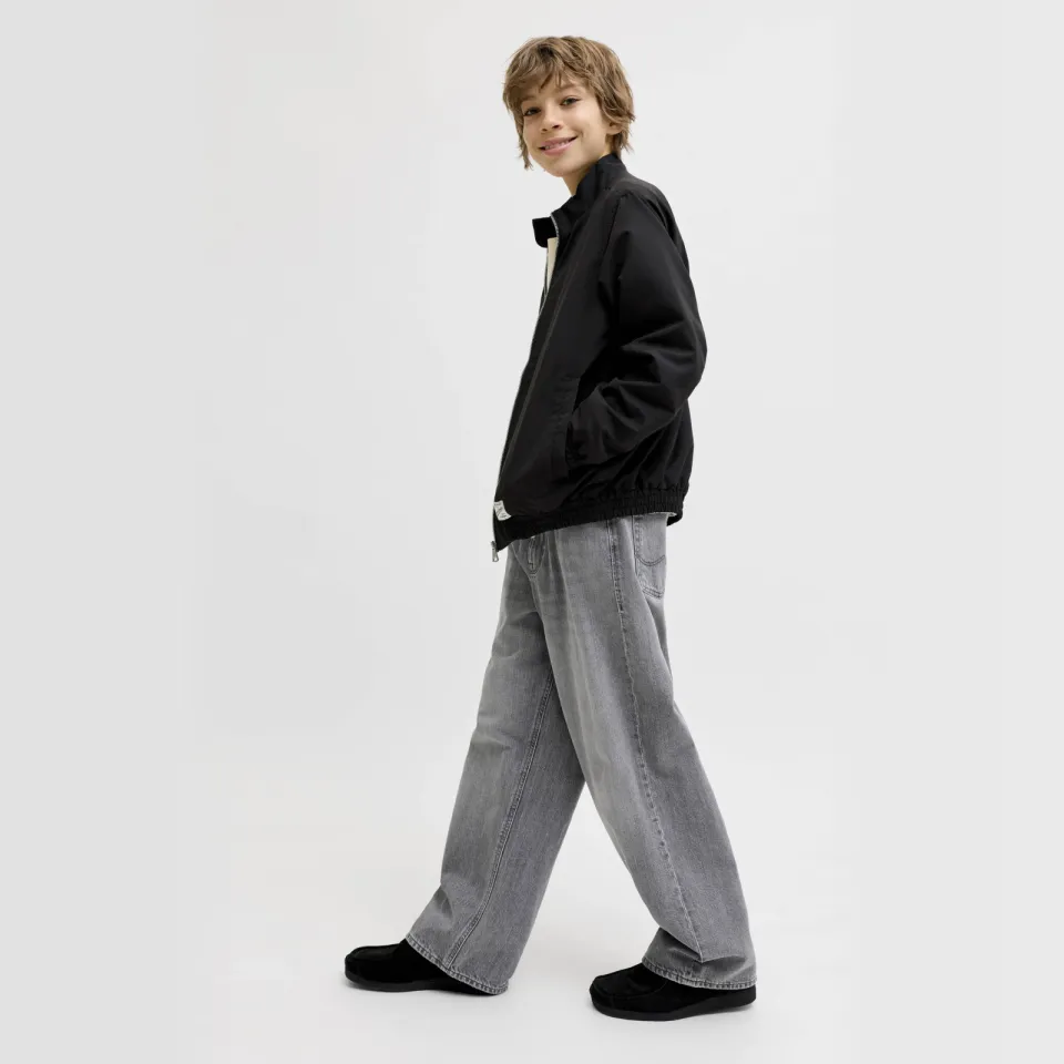 Jack & Jones JUNIOR wide leg jeans - black denim, foto 3