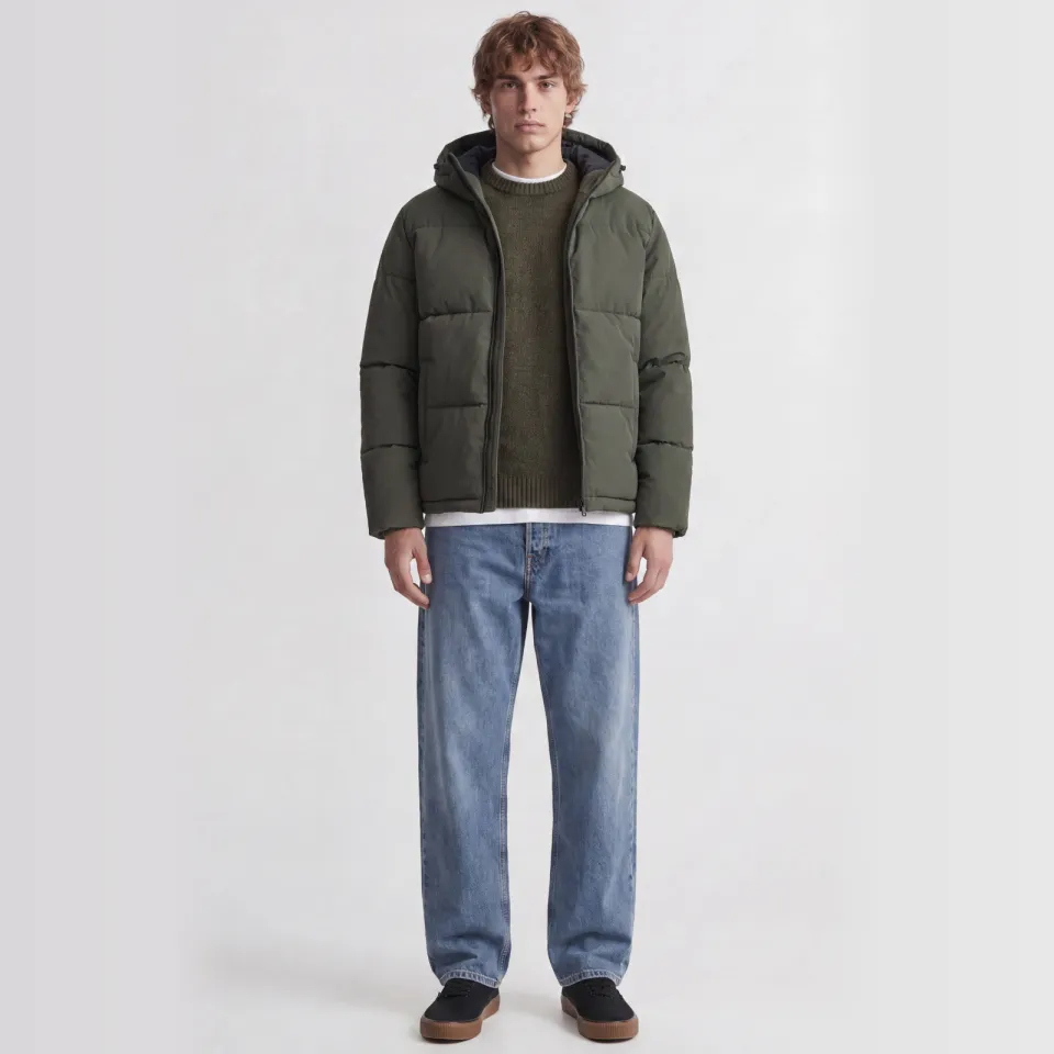 Jack & Jones Galaxy puffer winterjas donkergroen rosin, foto 4