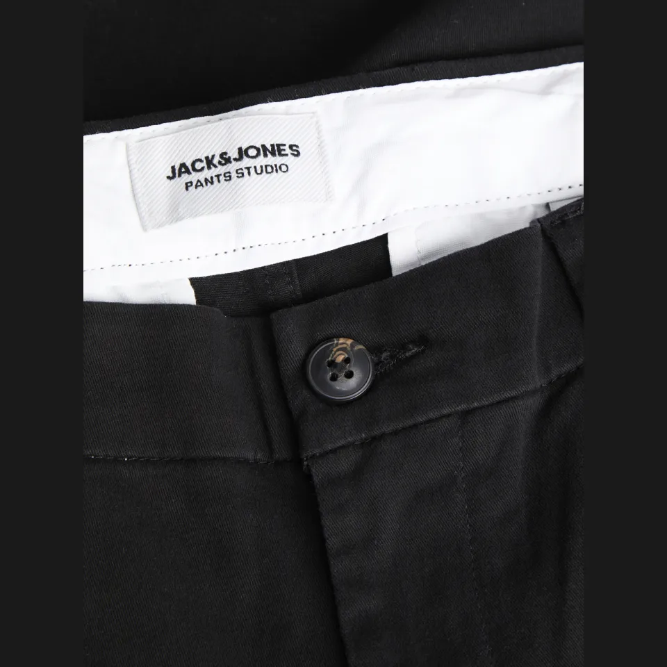 Jack & Jones relaxed fit chino zwart, foto 5