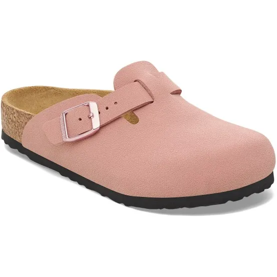 Birkenstock Boston Slippers en Sandalen Kinder - Roze - Nubuck