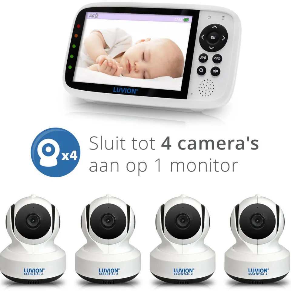 Luvion Essential 2 White babyfoon met camera, foto 5