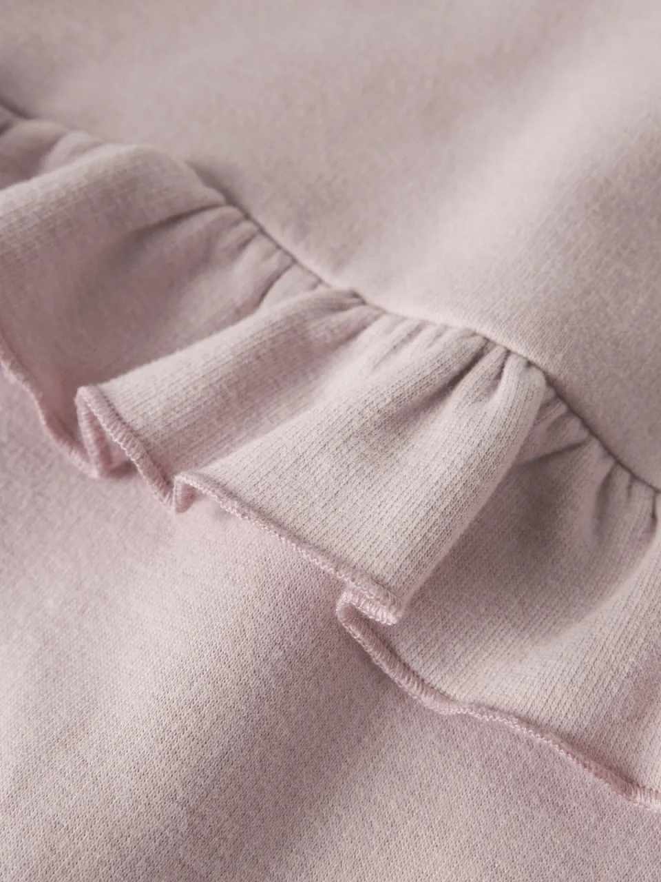 Lil' Atelier MINI loose fit sweater met ruches - roze, foto 6