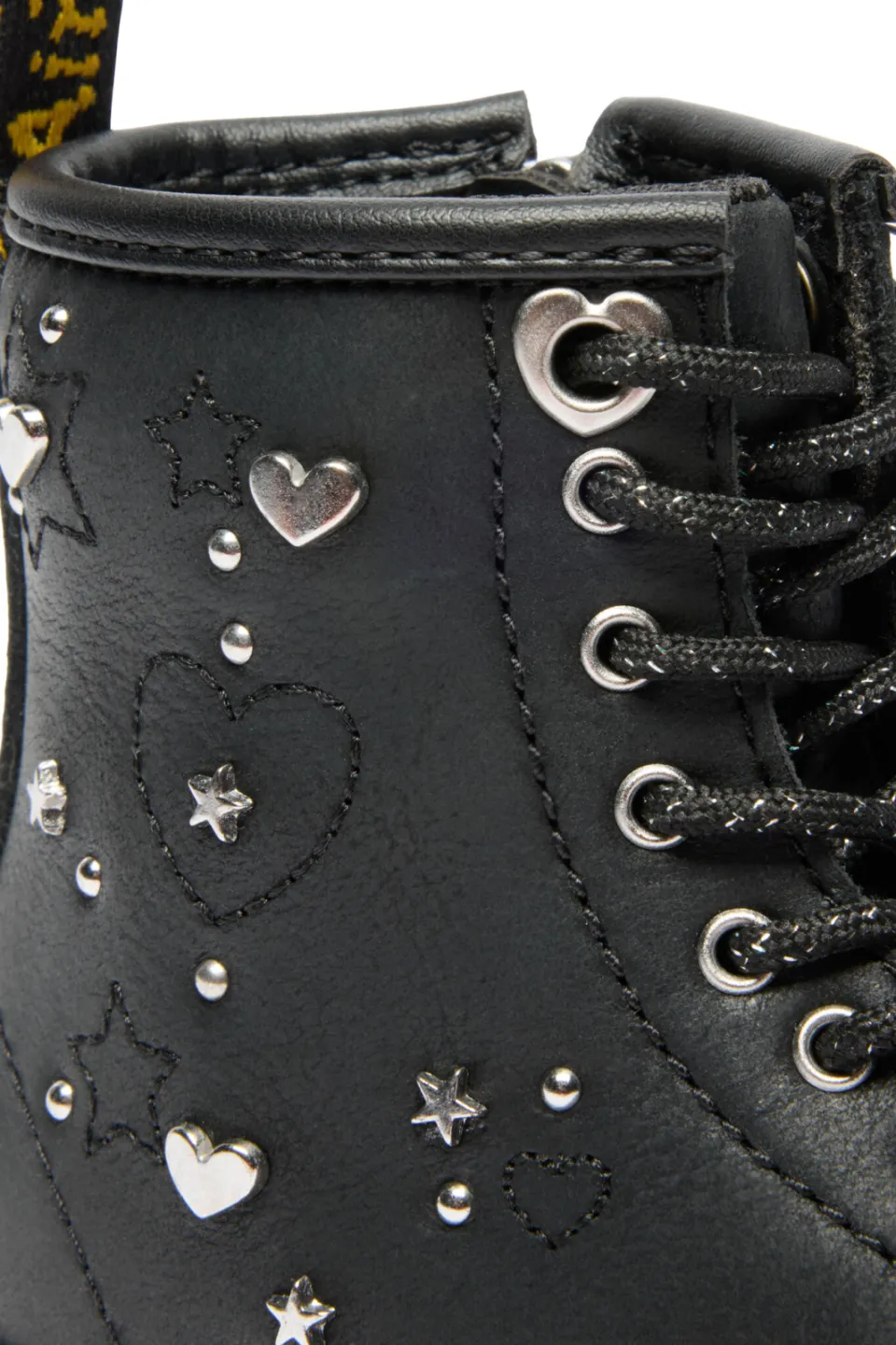 Dr. Martens 1460 Hs T leren enkelboots met studs - zwart, foto 6
