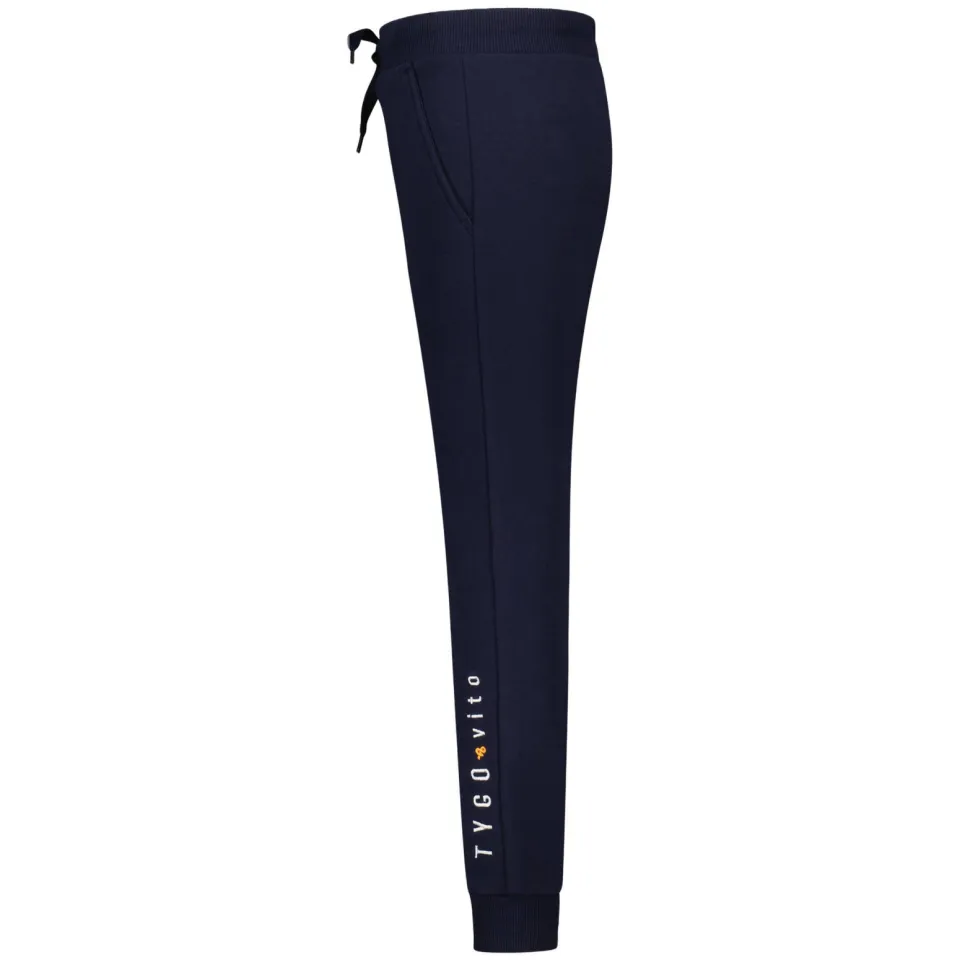 TYGO & vito regular fit joggingbroek donkerblauw, foto 4