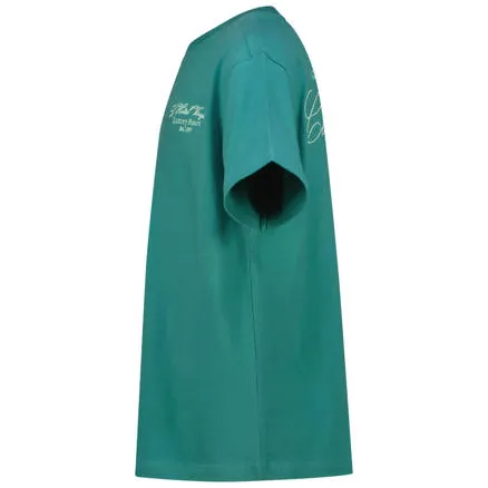 Vingino T-shirt met backprint groen, foto 2