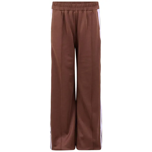 Shoeby wide leg joggingbroek bruin, foto 2