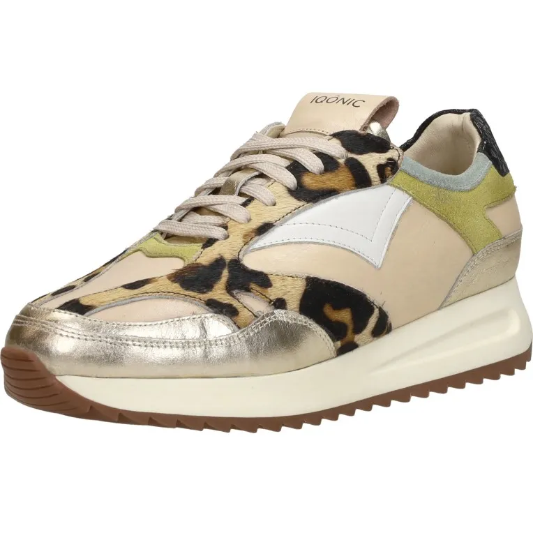 Iqonic Michelle lage sneaker goudkleur, foto 4