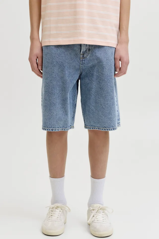 Jack & Jones jeansshort medium blue denim, foto 3