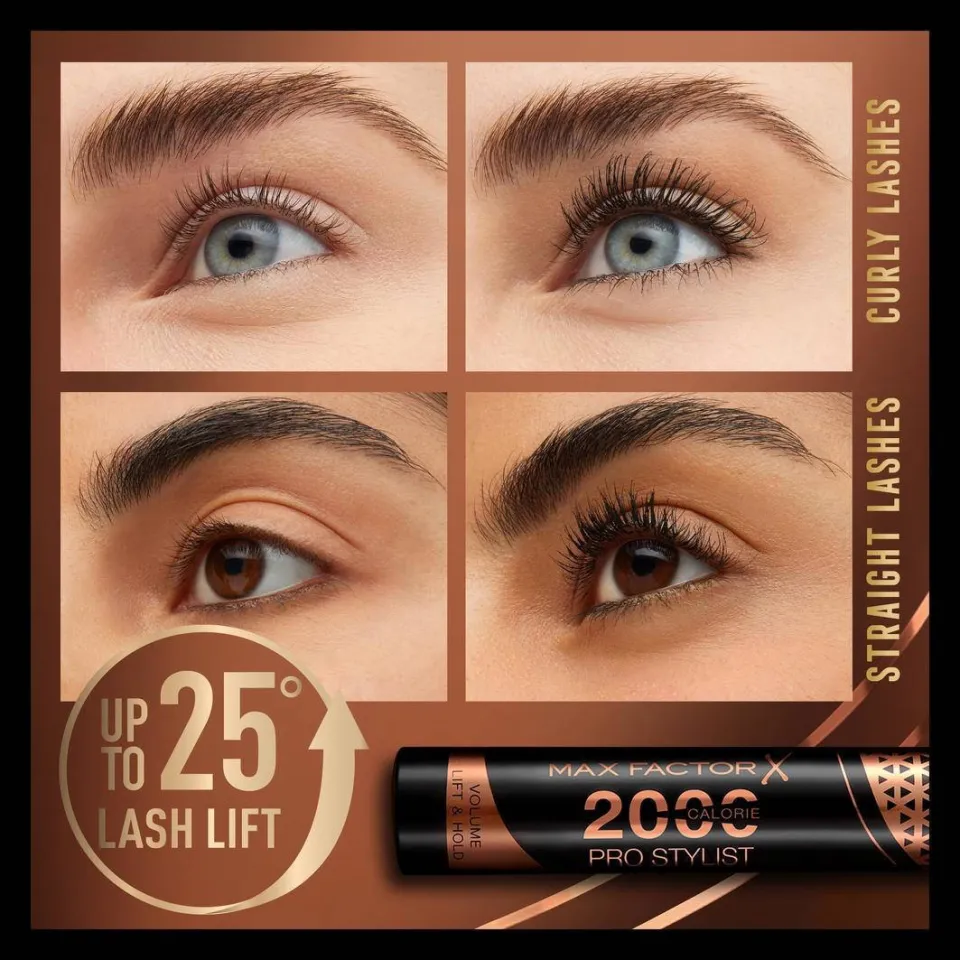 Max Factor 2000 Calorie Pro Stylist mascara 001 Black, foto 3