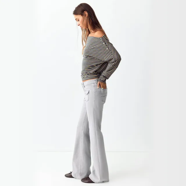 Mango TEEN flared jeans - changeant grijs