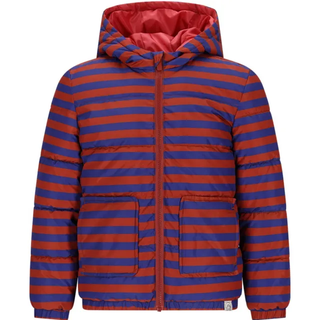 The New Chapter gewatteerde jas rood blauw gestreept, foto 2