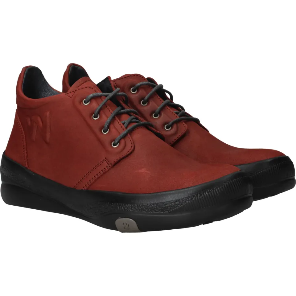 Wolky Fuse veterboots rood, foto 3