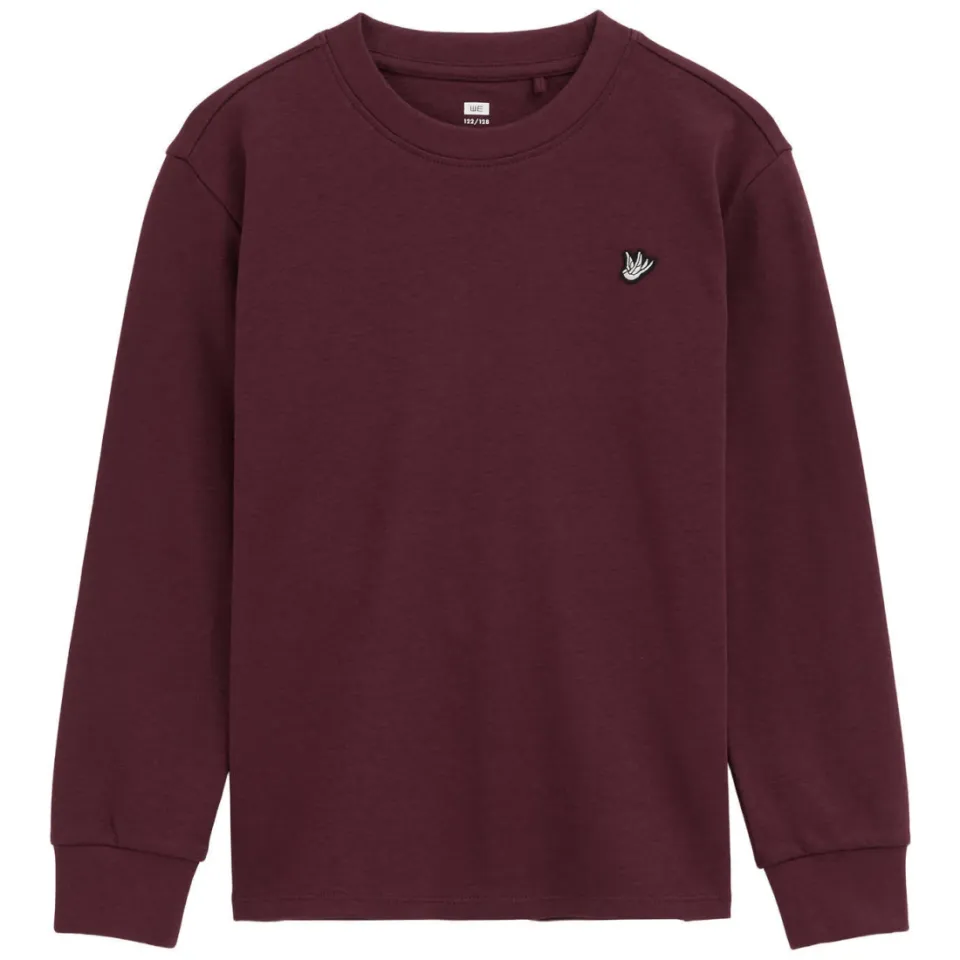 WE Fashion longsleeve donkerrood, foto 3