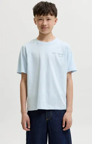 Jack & Jones T-shirt met backprint lichtblauw, foto 2