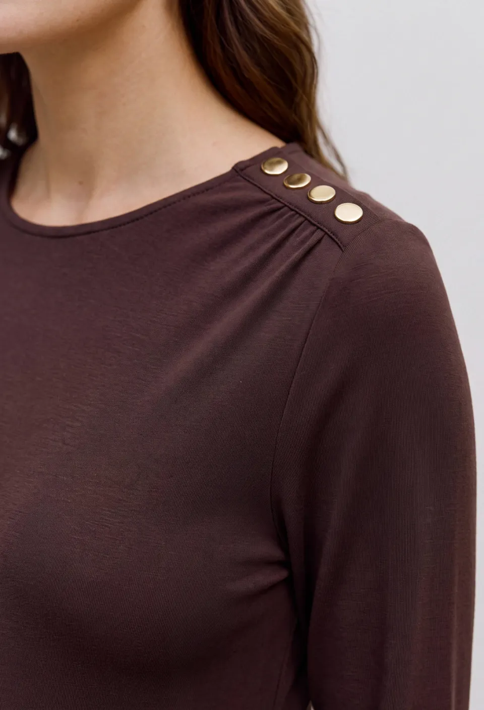 Vero Moda Maternity zwangerschapsjurk bruin, foto 5