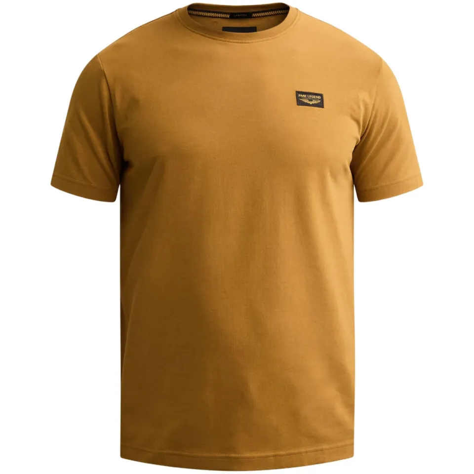PME Legend regular fit T-shirt goudbruin, foto 2