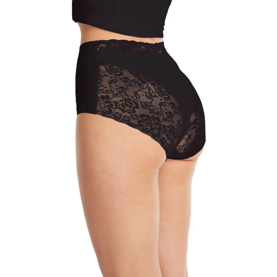 Ten Cate Secrets high waist maxislip met kant zwart, foto 5