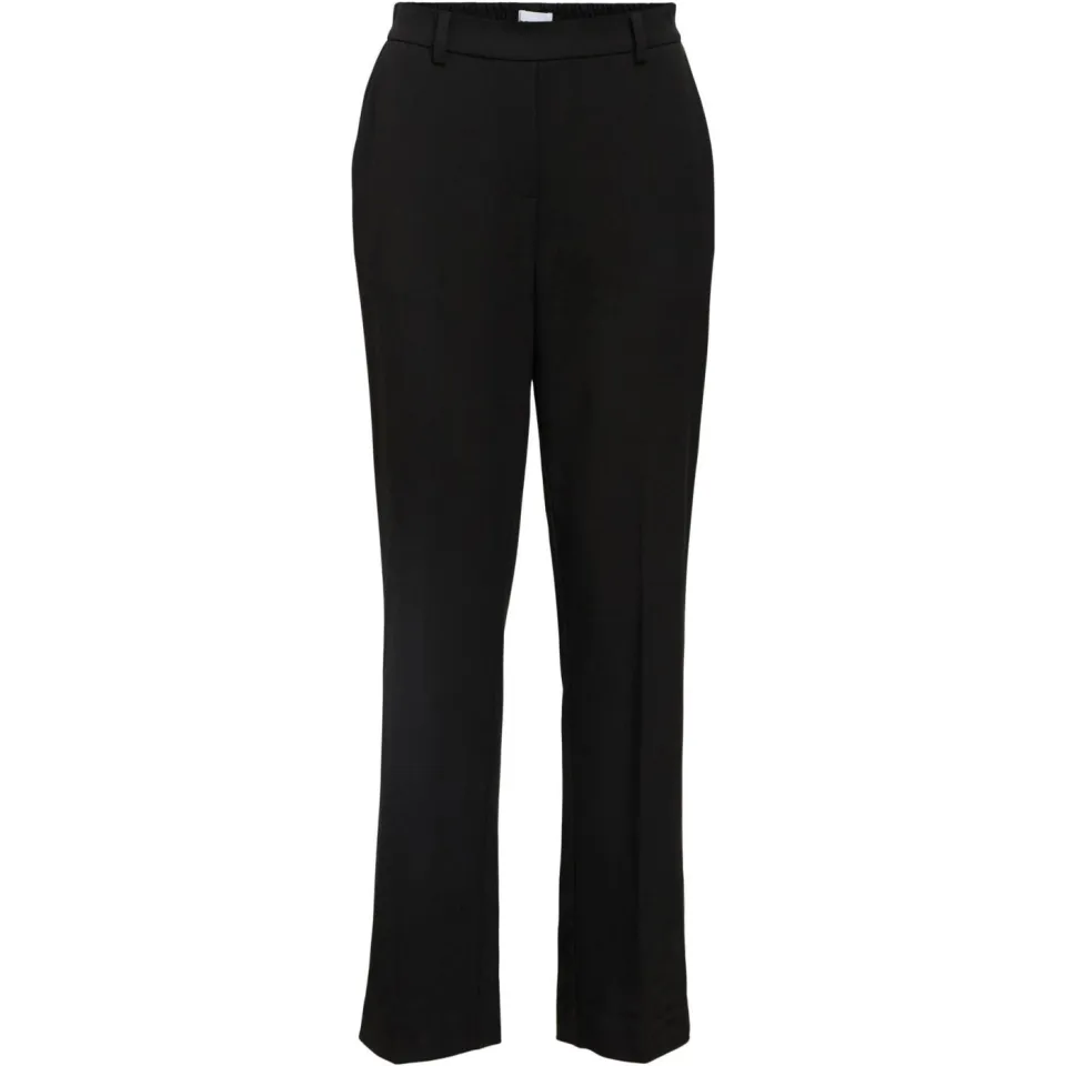Object straight regular waist broek zwart, foto 2