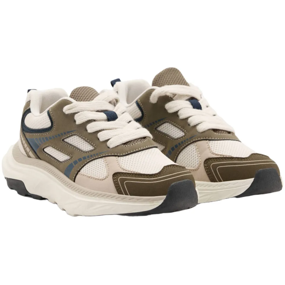 Mango Kids sneakers - kaki/beige, foto 5