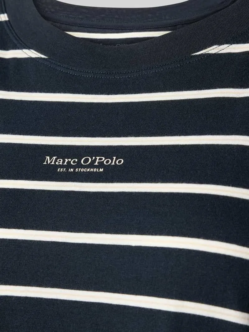 Marc O'Polo Mix N Match nachthemd gestreept donkerblauw, foto 4