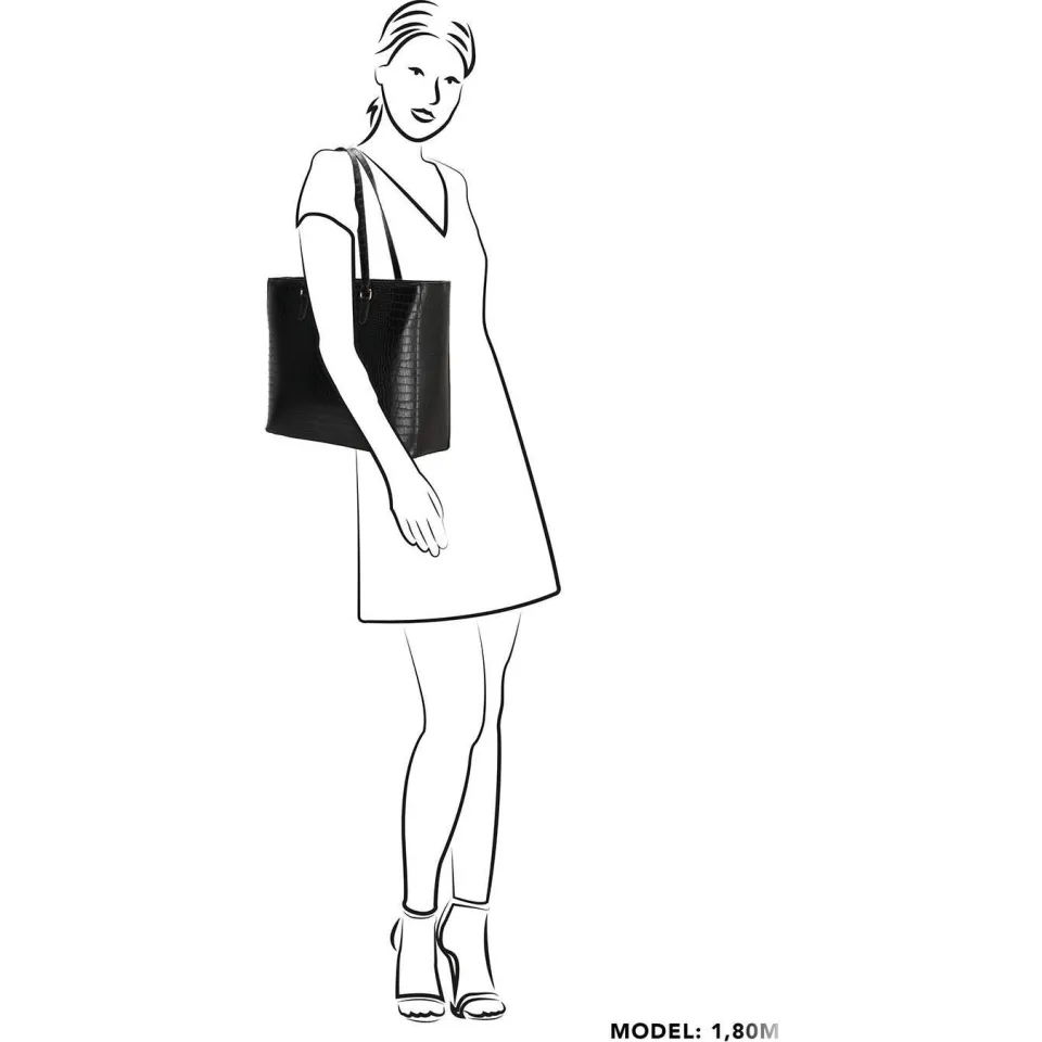 Charm London Midwood shopper zwart, foto 3