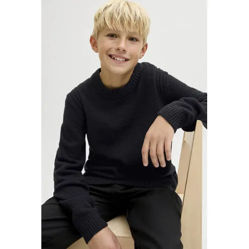Jack & Jones JUNIOR pullover zwart gebreid, foto 3
